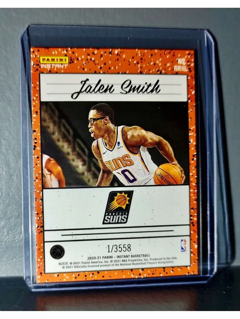 Jalen Smith 2020-2021 Panini NBA Instant #10 Rated Rookie Retro Card 1/3558